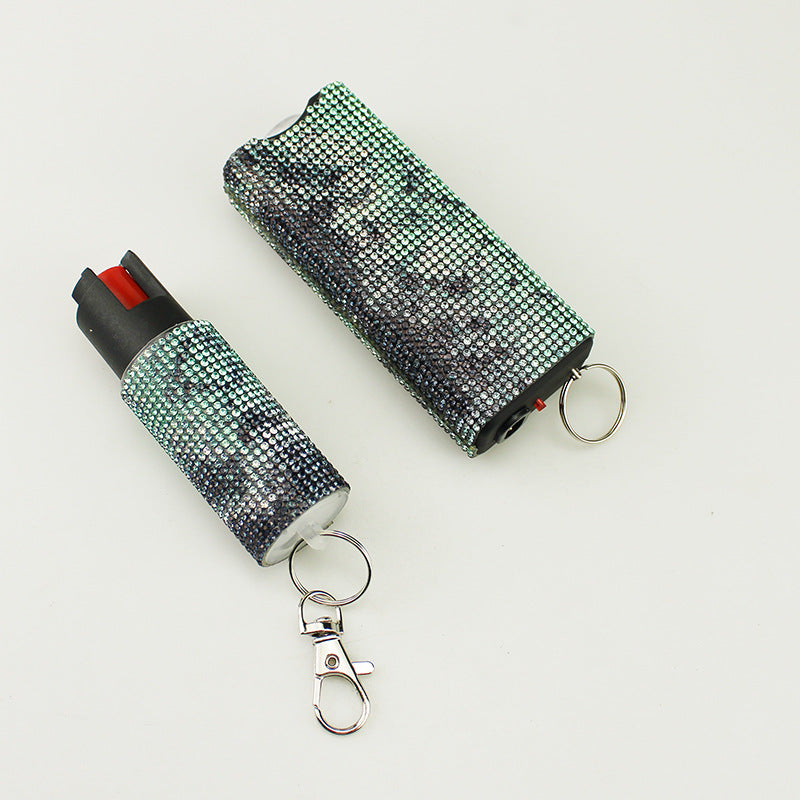 Wholesale Small and exquisite colorful keychain with diamonds