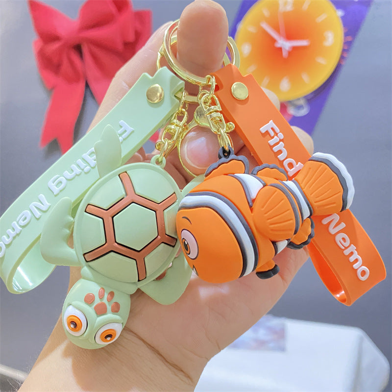 Wholesale Cartoon cute silicone keychain