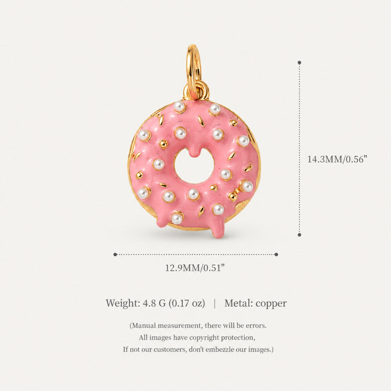 Wholesale Eco Friendly Copper Food Shaped Charms Stylish Fruit Vegetable Pendant For DIY Earrings Bag Charm Keychain Resale