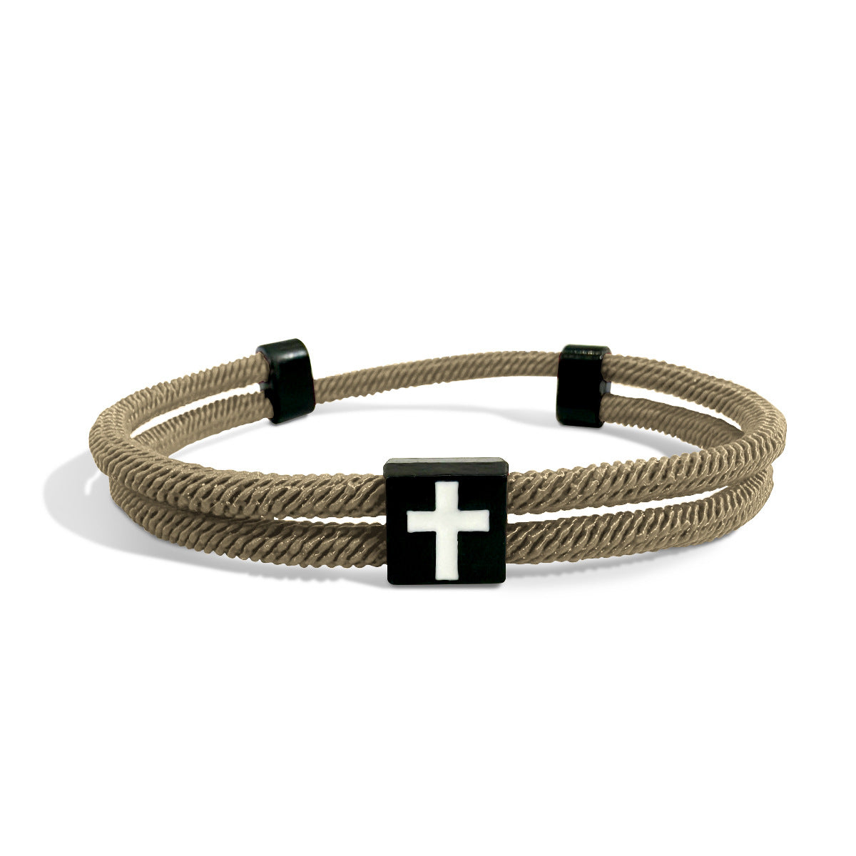 Wholesale Alloy Braided Cross Adjustable Bracelet Unisex Couple Everyday Jewelry Accessory Gift
