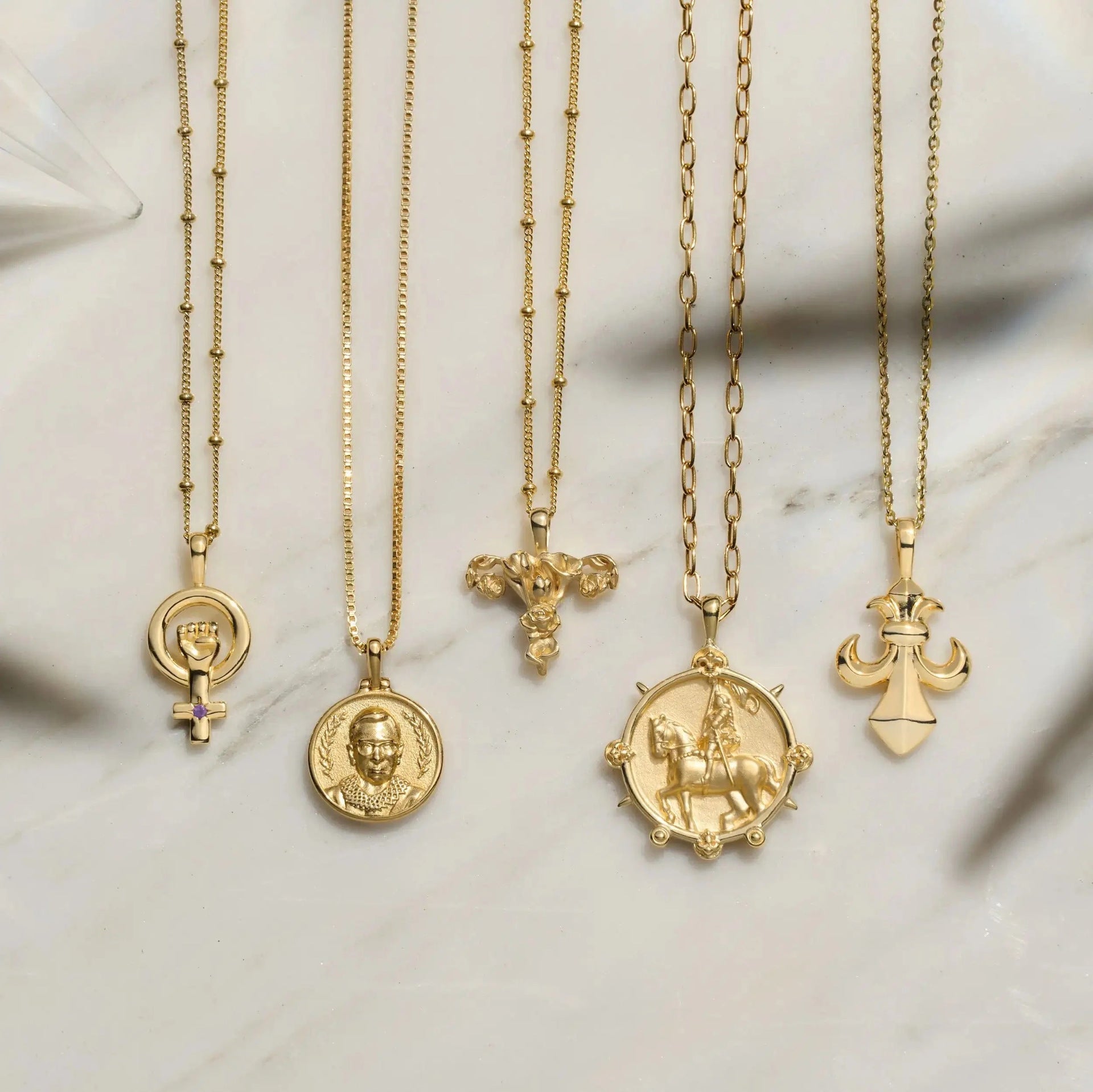 Wholesale Vintage star and moon  colorful horseshoe devil eye diamond tarot pendant