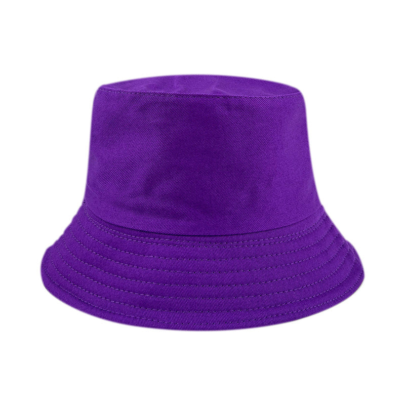 Wholesale Double-sided sun protection embroidered logo Bucket Hat