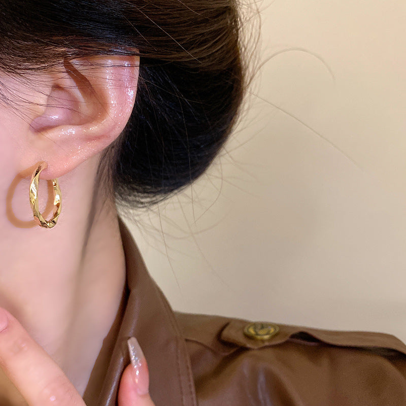 Wholesale light luxury hoop earrings