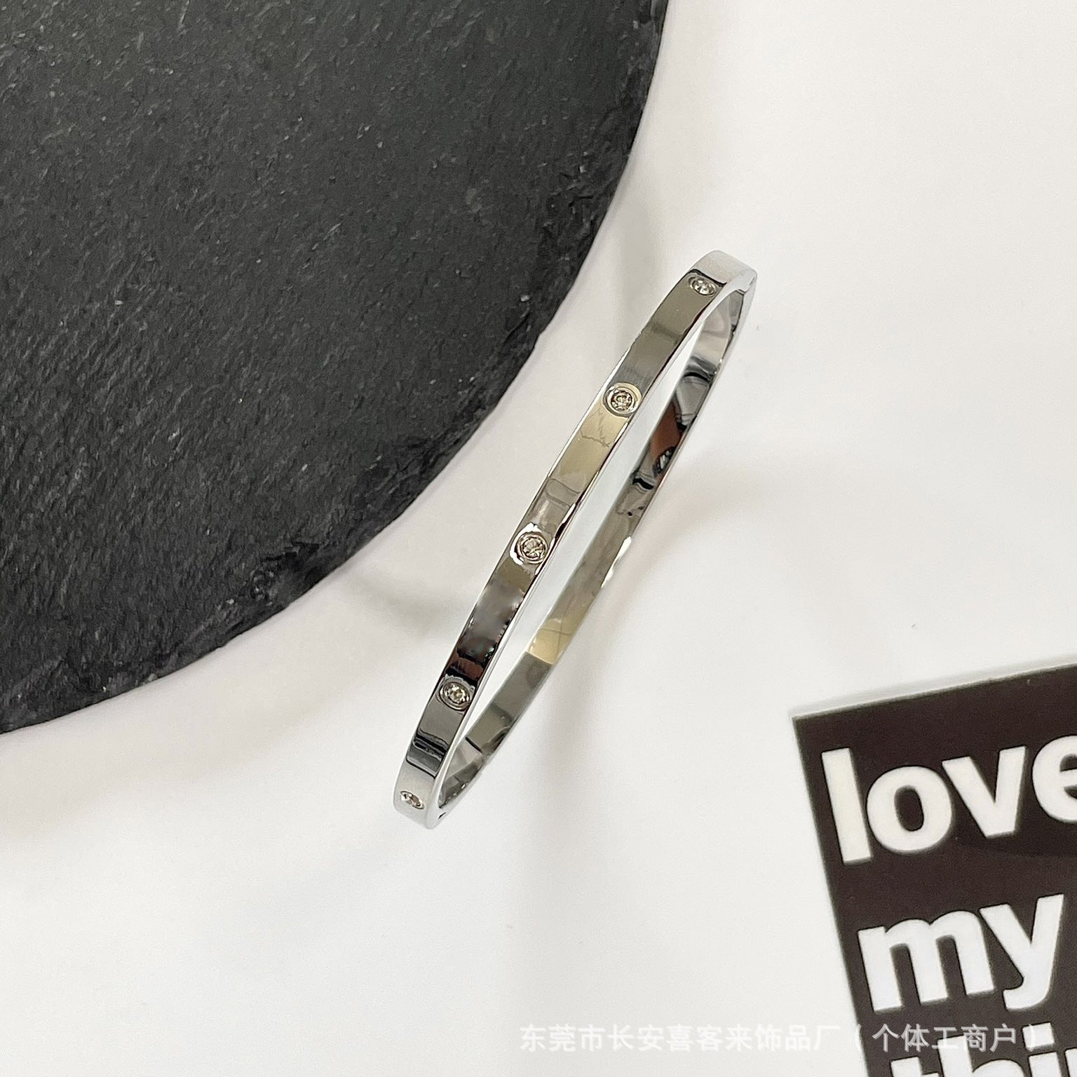 Wholesale Non-fading Titanium Steel Nail Bracelet ACC-BT-XKL002