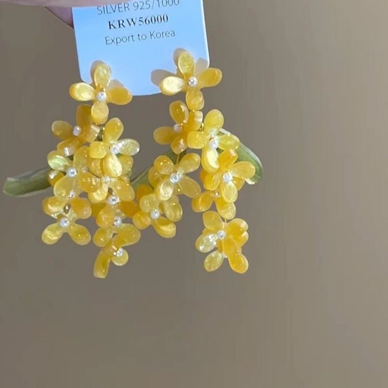 Wholesale  Osmanthus Earrings Personality Earrings
