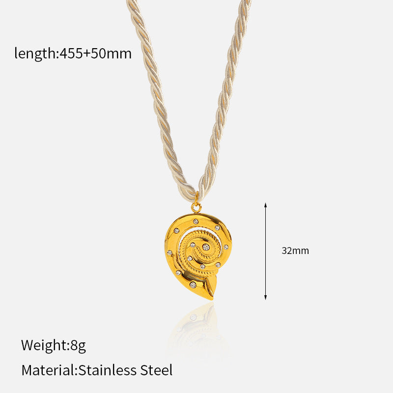 Wholesale Stainless Steel Ocean Pendant  Necklace