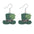 Wholesale St. Patrick's Day Rice Bead Earrings