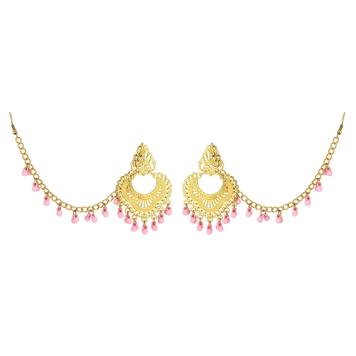 Wholesale Vintage Bohemian Tassel Earrings Gold Alloy Geometric Jewelry Accessory for Party Wear