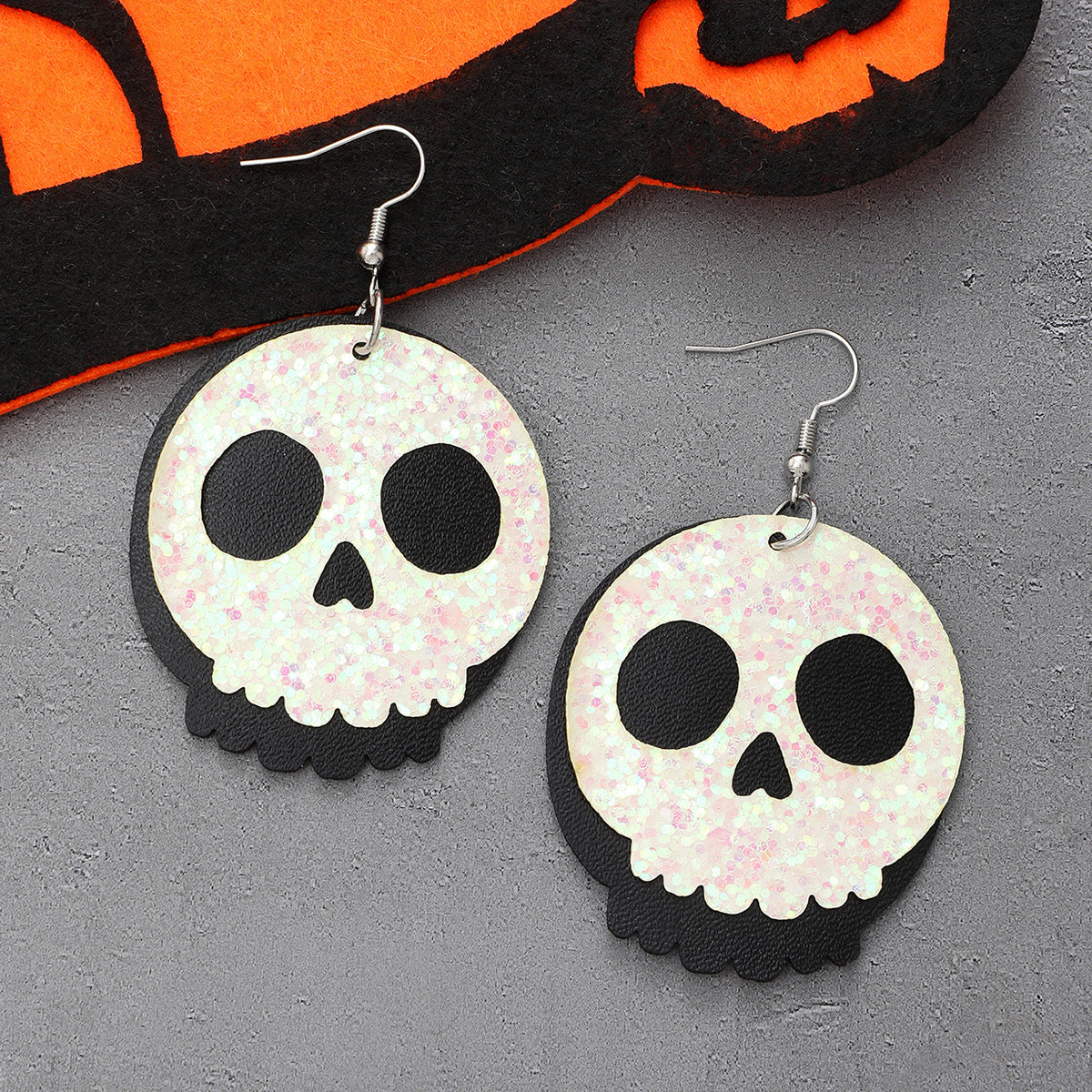 Wholesale Halloween Cute Cartoon Pumpkin Ghost Earrings