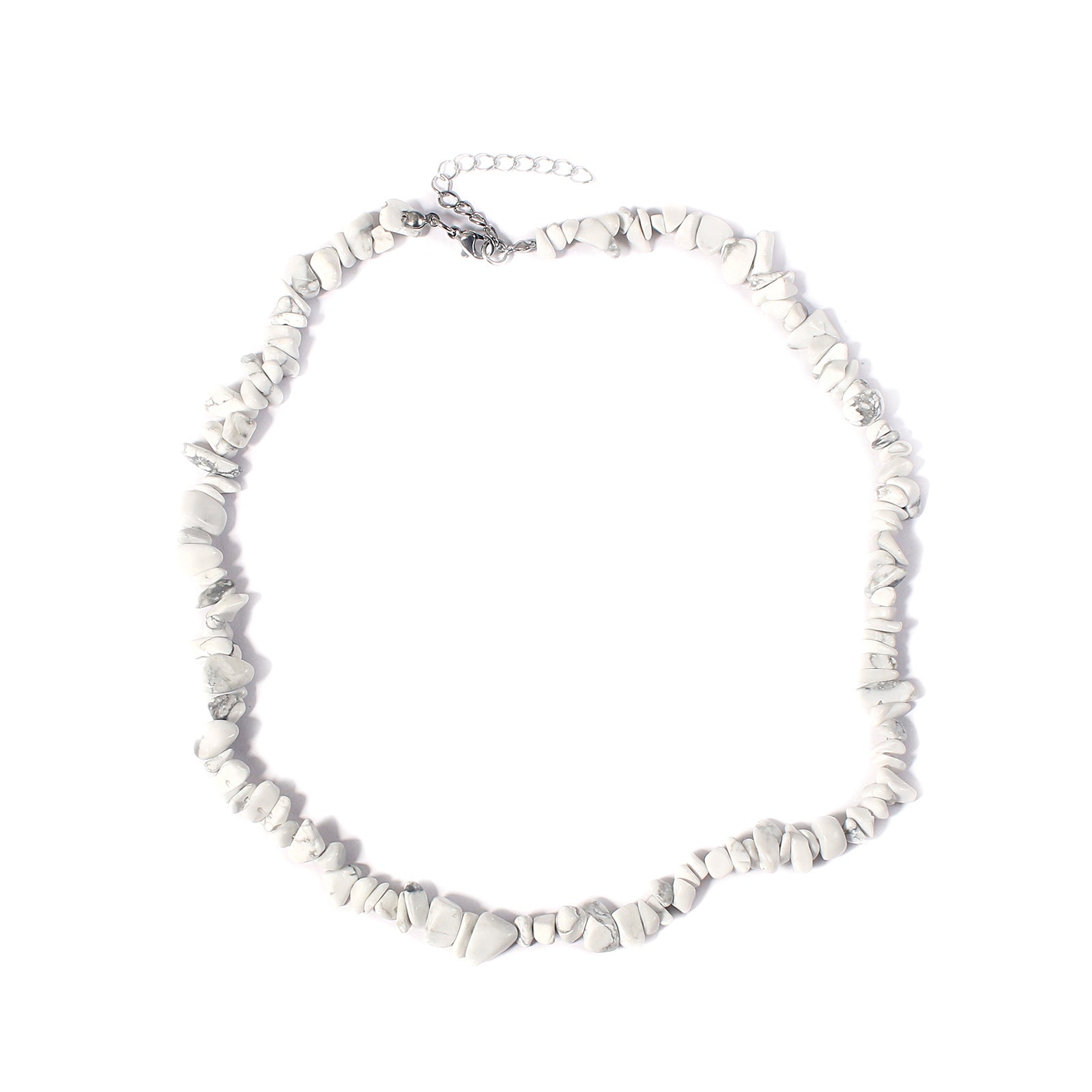 Wholesale natural irregular crystal gravel necklace