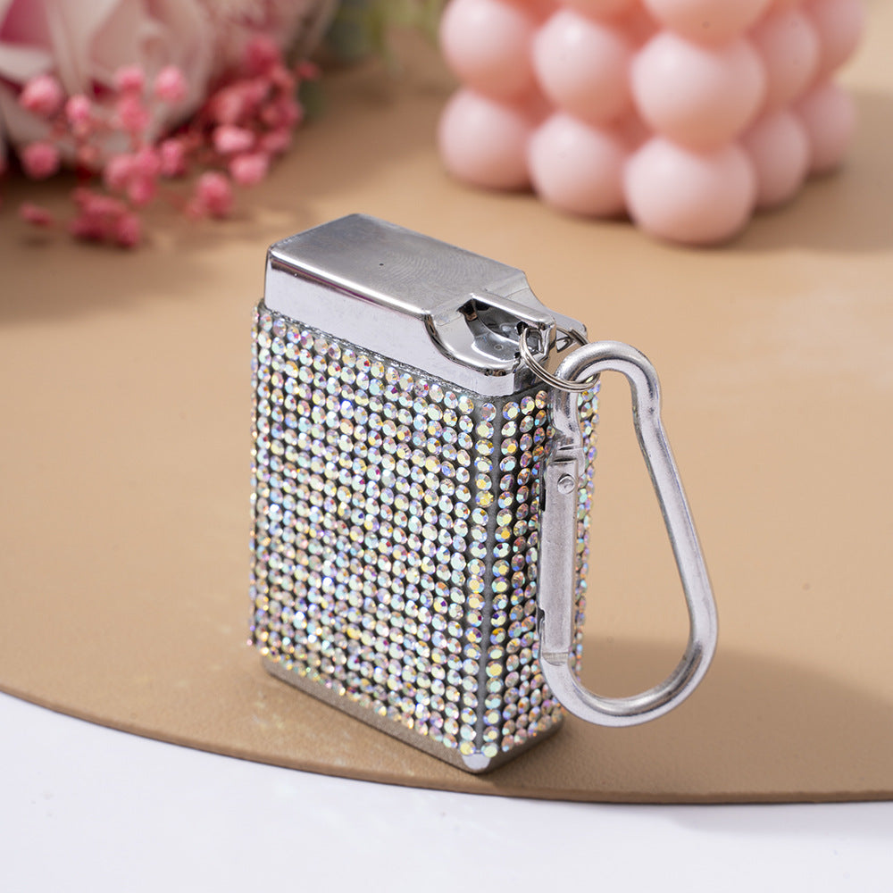 Wholesale Rhinestone Ashtray Outdoor Carry Keychains ACC-KC-ZhiYa039