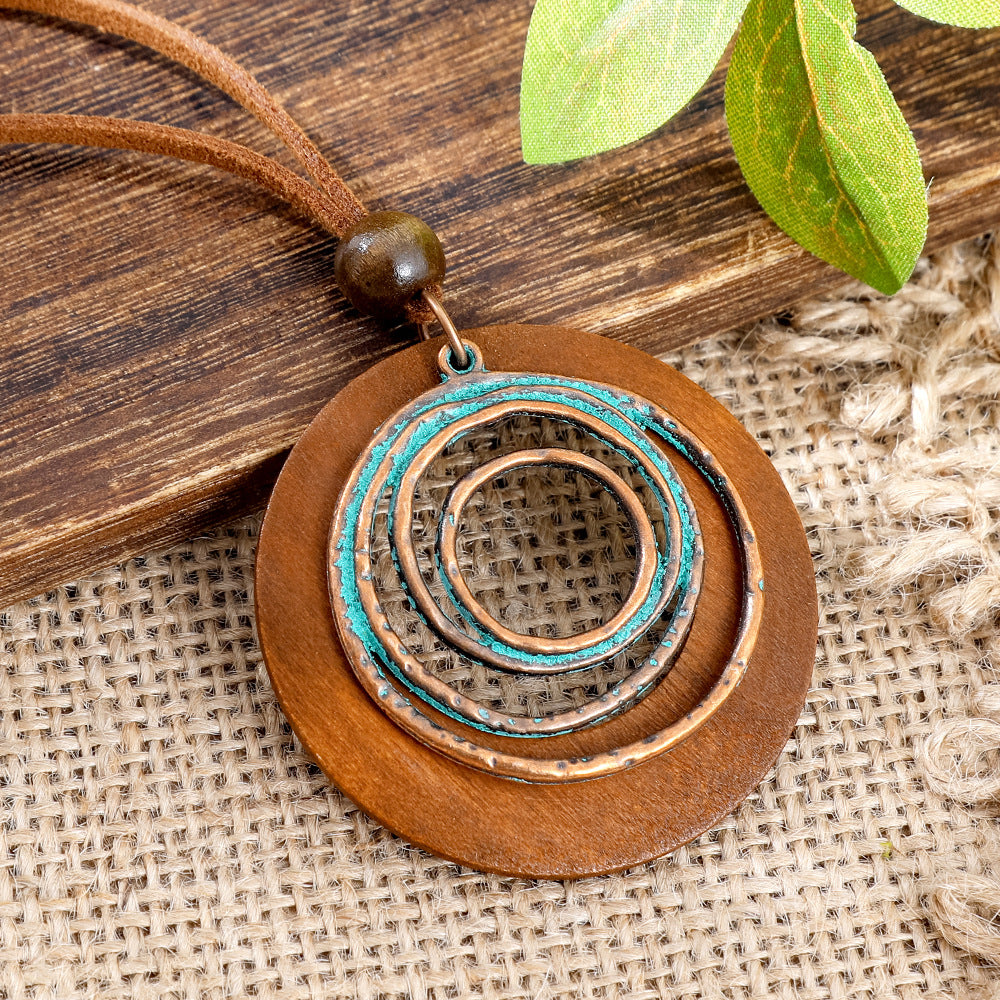 Wholesale Vintage Distressed Earrings and Necklace Set