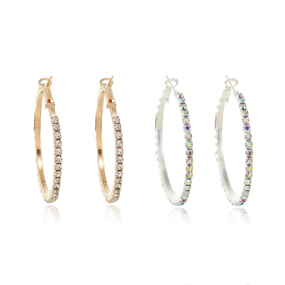 Wholesale Classic Plated Hoop Earrings