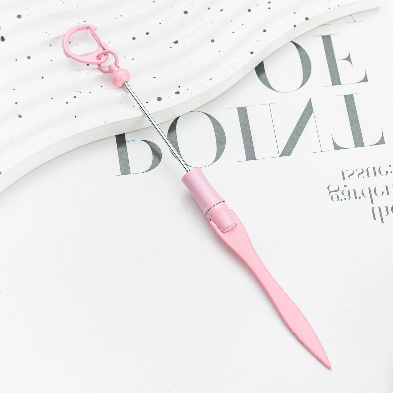 Wholesale Beadable Letter Opener Keychain Metal Paper Cutter ACC-KC-HuaH006