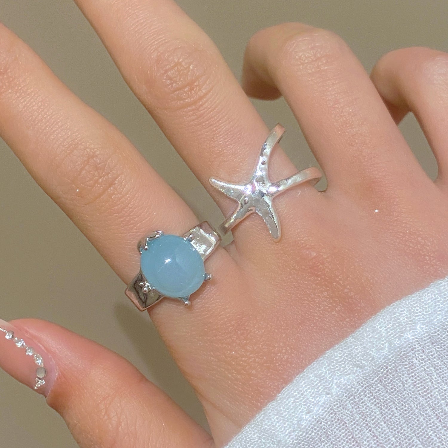 Wholesale Vintage Ring Turtle Sea Star Ring