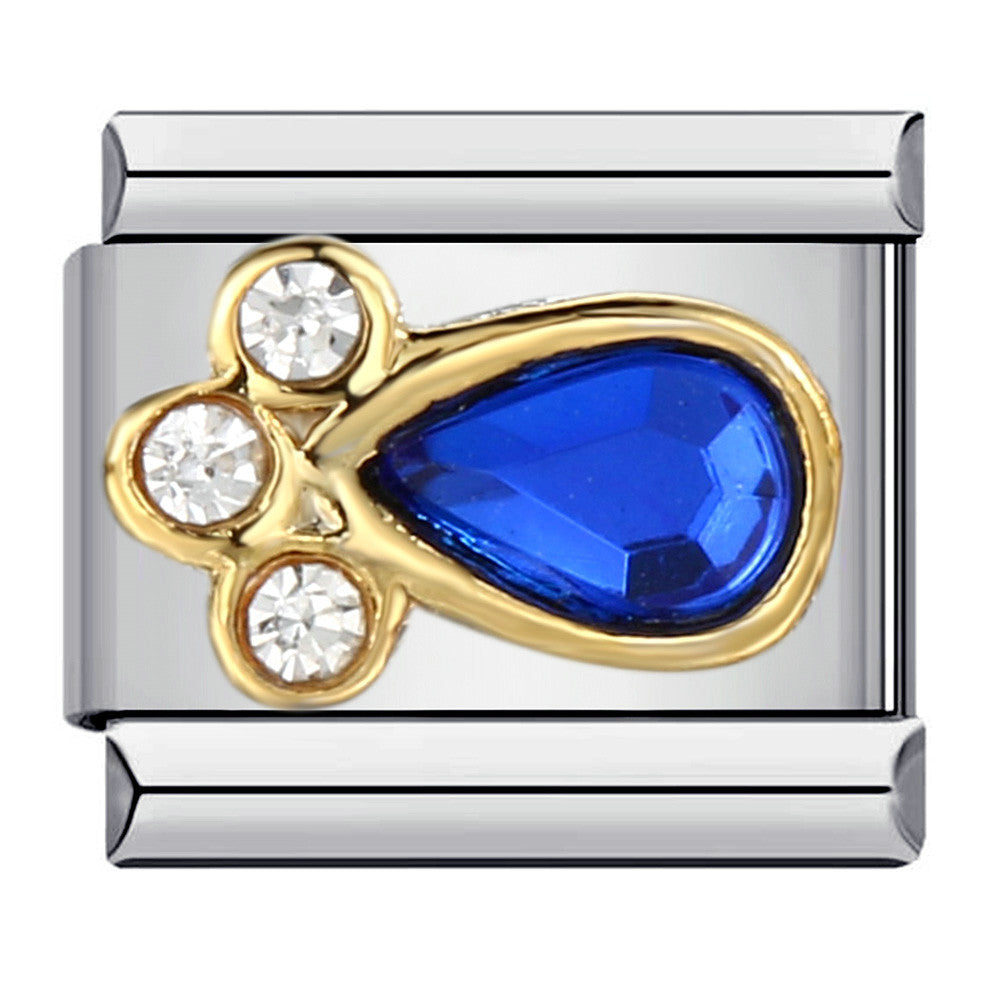 Wholesale Italian Charm Bracelet 9mm DIY Splicing Removable Micro-set Colored Diamond Stainless Steel Composable Bracelet