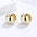 Wholesale S925 Sterling Silver Stereo Ball Earrings