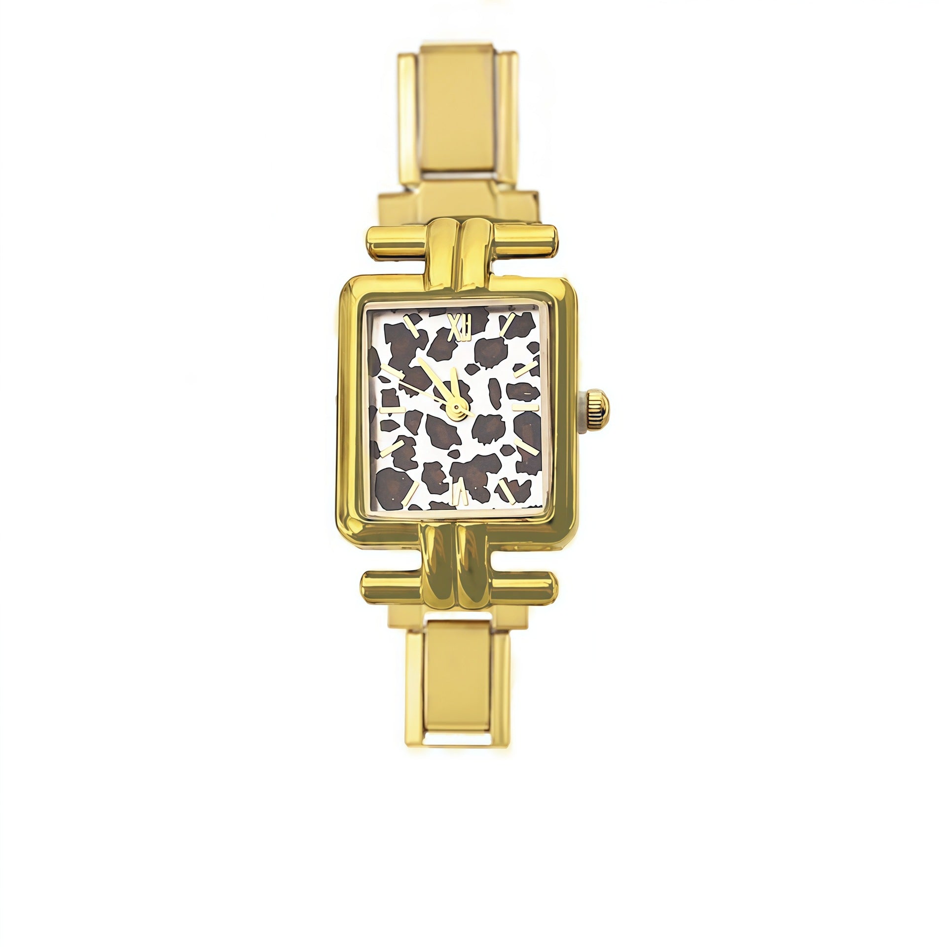 Wholesale New Cross-Border Leopard Print Italian Modular Watch,  Simple and Versatile,  DIY Detachable Watch Head