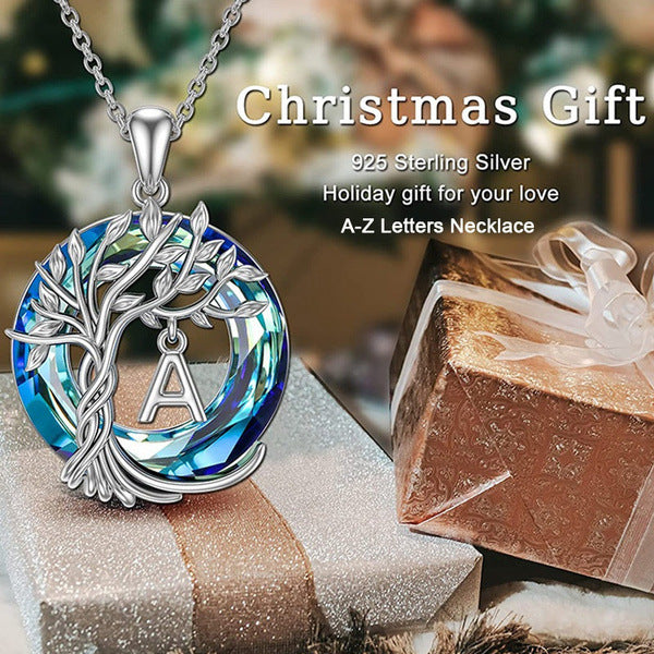 Wholesale Tree of Life Alphabet Necklace