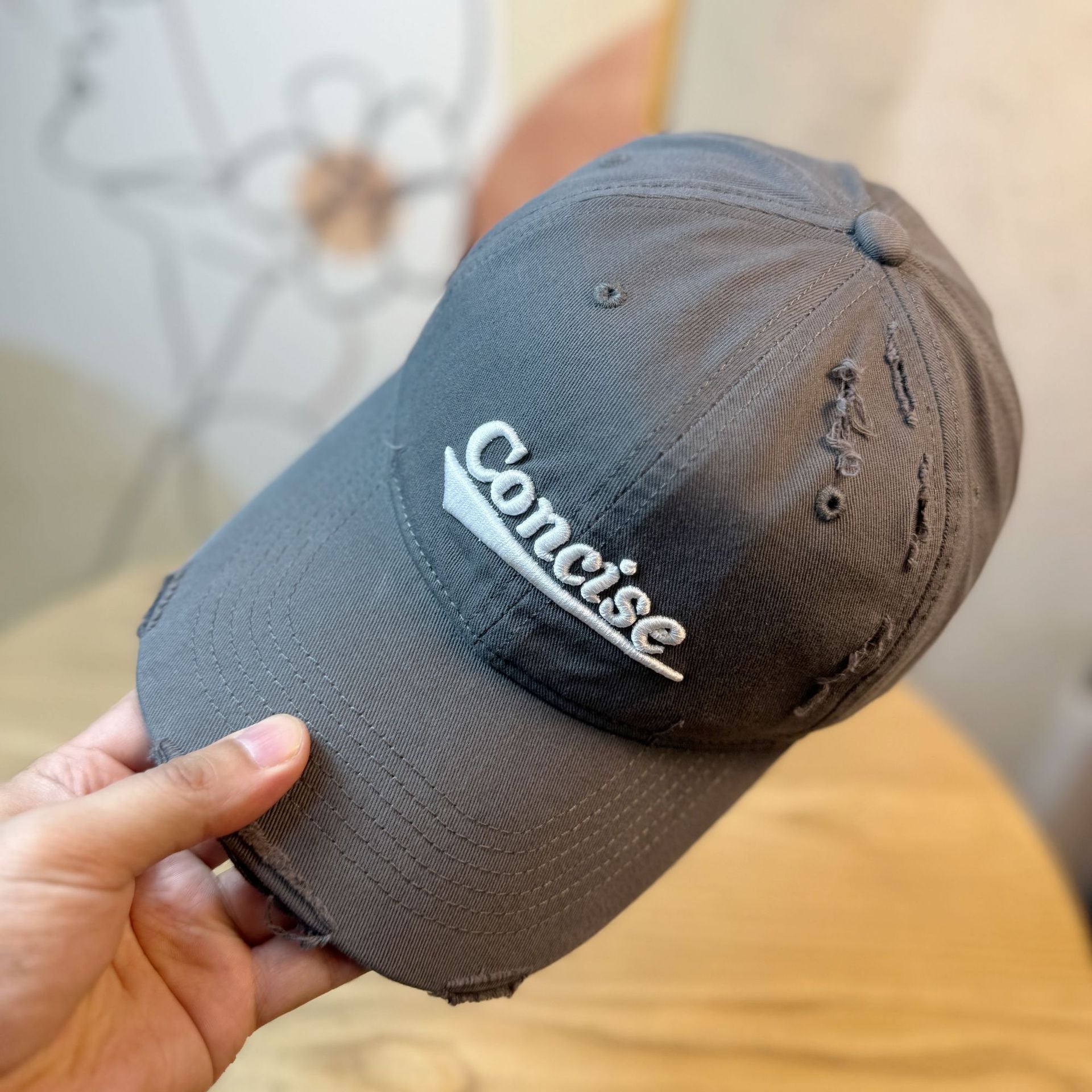 Wholesale  Letter Baseball Cap  Small Soft Top Cap