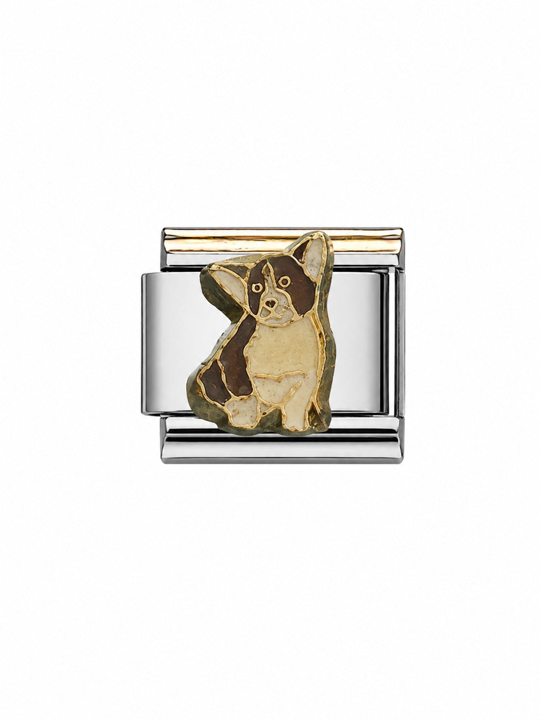 Wholesale Stainless Steel Italian Style Modular Dog Paw Animal Series Bracelet Fashion Accessory Gift