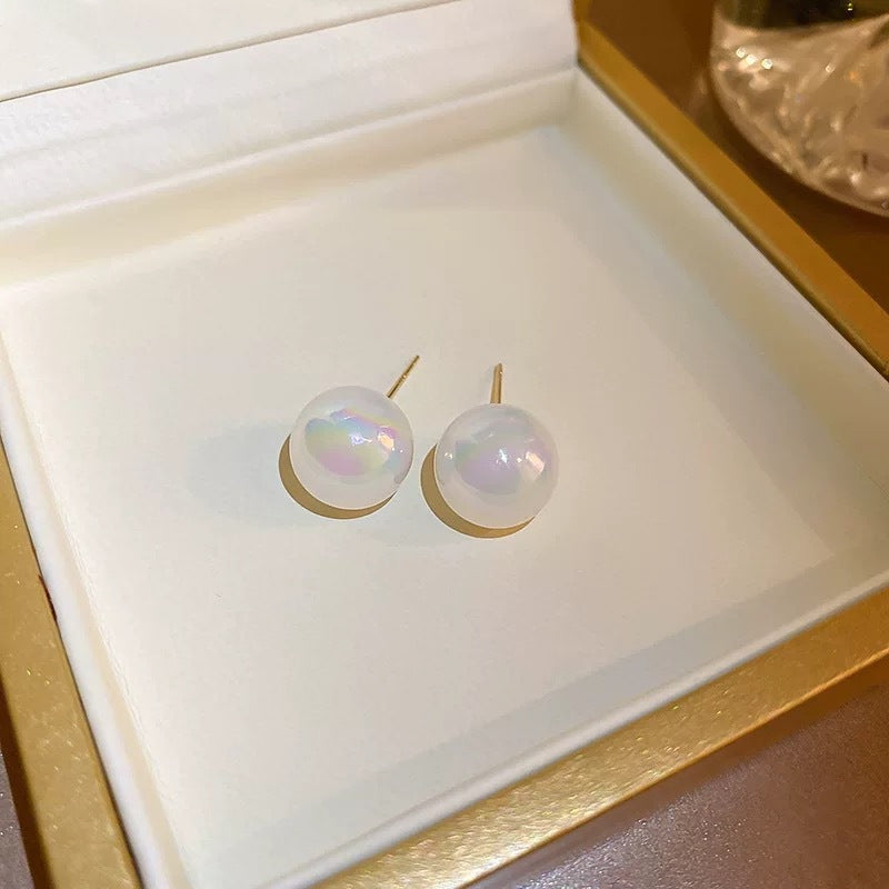 Wholesale Mermaid Pearl Earrings Simple and Versatile Earrings ACC-ES-Weim003