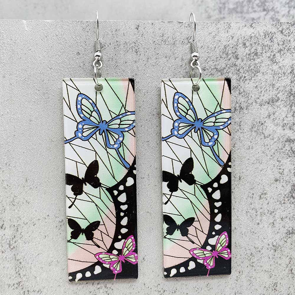 Wholesale Cartoon Butterfly Acrylic Anime Earrings ACC-ES-CY016