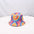 Wholesale 3D printed pattern fisherman hat tie-dyed double-sided bucket hat