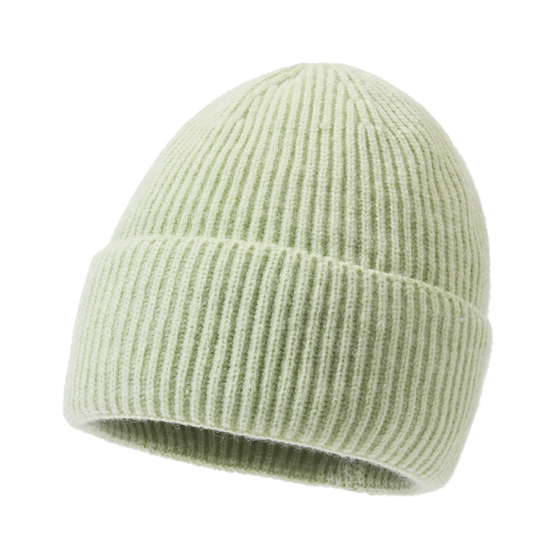 Wholesale Knitted hat wool hat warm earmuffs head all-match cold-proof windproof