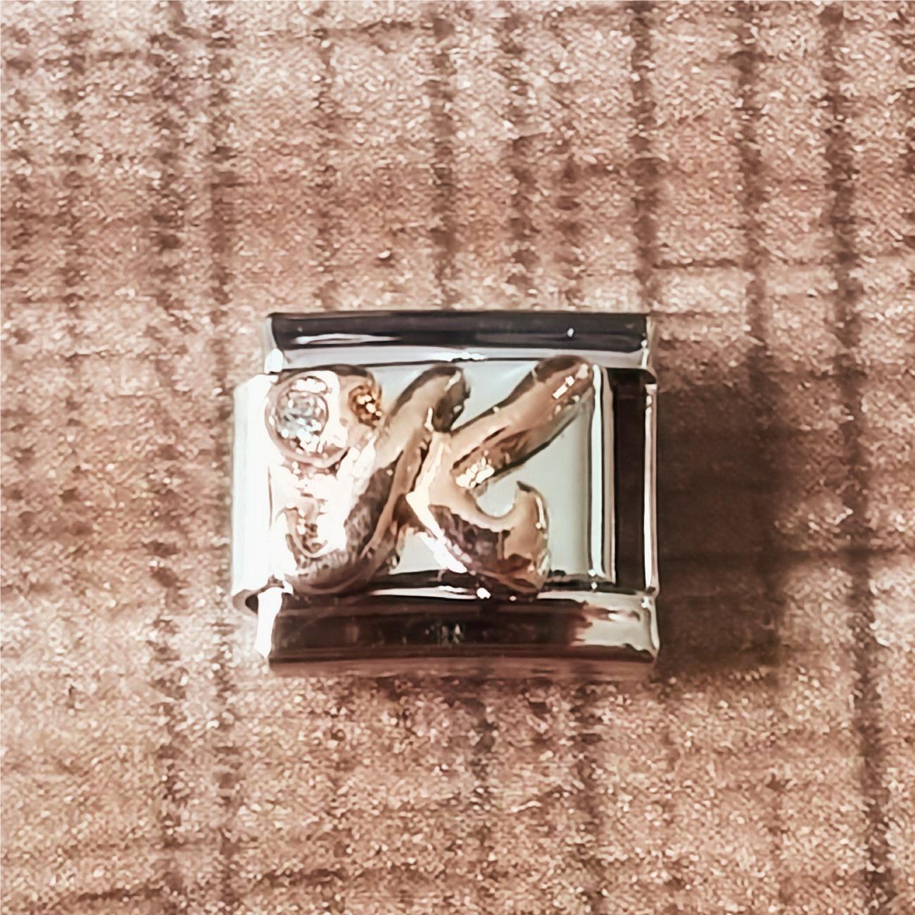 Wholesale Italian Charm Bracelet 9mm DIY Splicing Removable Stainless Steel Letter Composable Bracelet ACC-BT-XY067