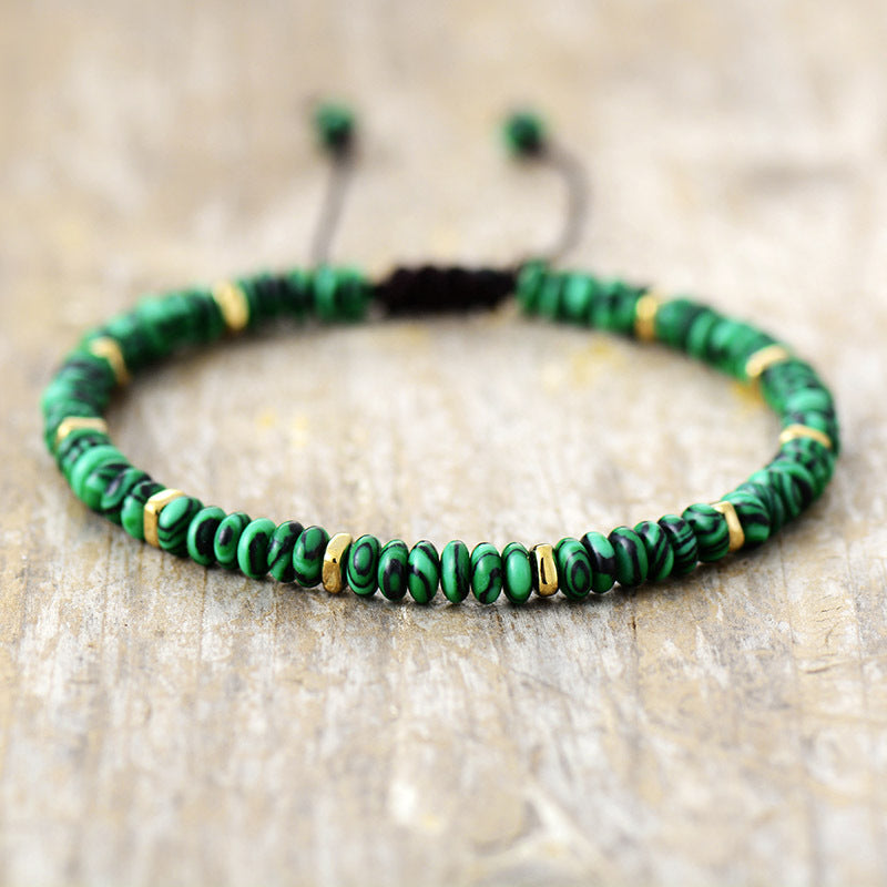 Wholesale Handmade Beaded Turquoise Adjustable Agate Bracelets ACC-BT-LZ013