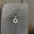 Wholesale black and white ghost couple necklace double layer necklace