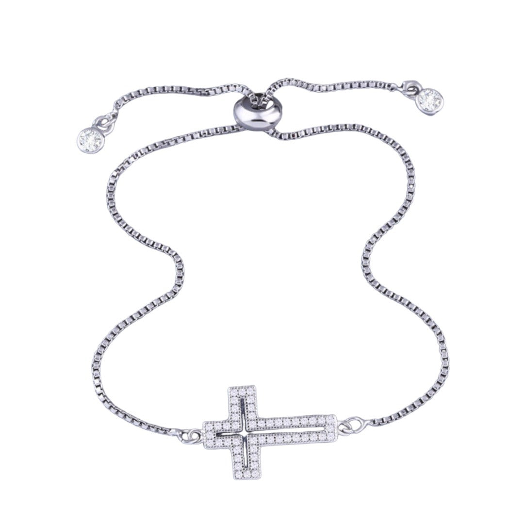 Wholesale Cross Zircon Micro Set Bracelet