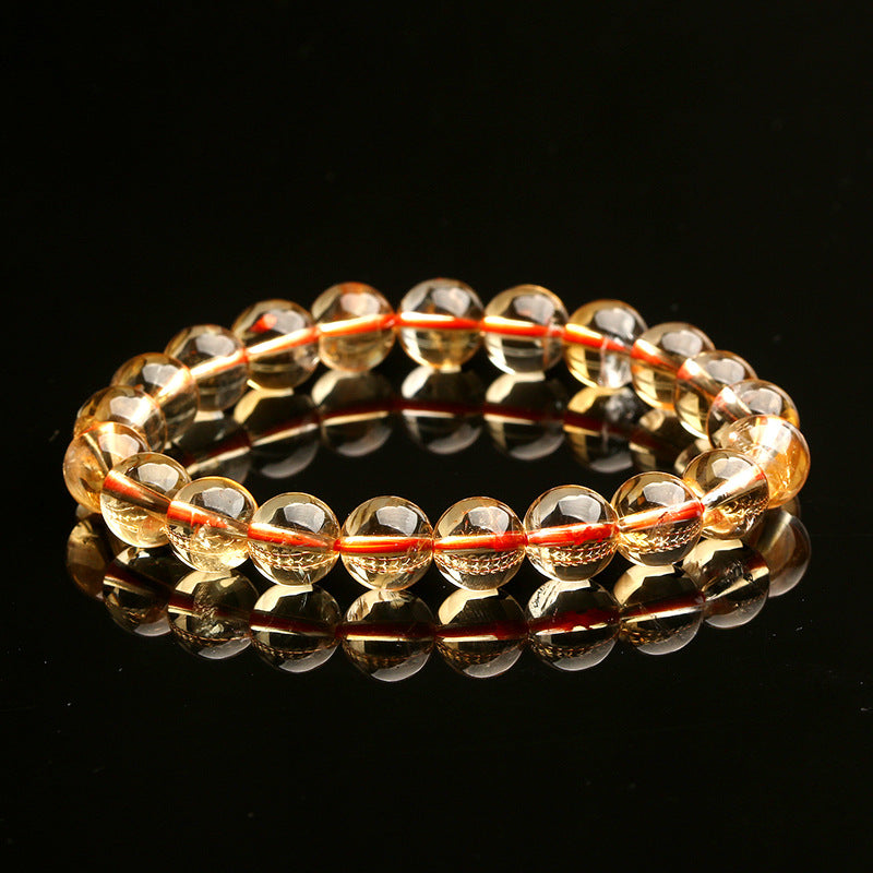Wholesale Natural yellow crystal bracelet
