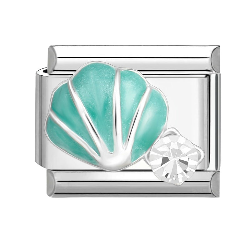 Wholesale Italian Charm Bracelet 9mm DIY Splicing Removable Stainless Steel Insect Series Composable Bracelet