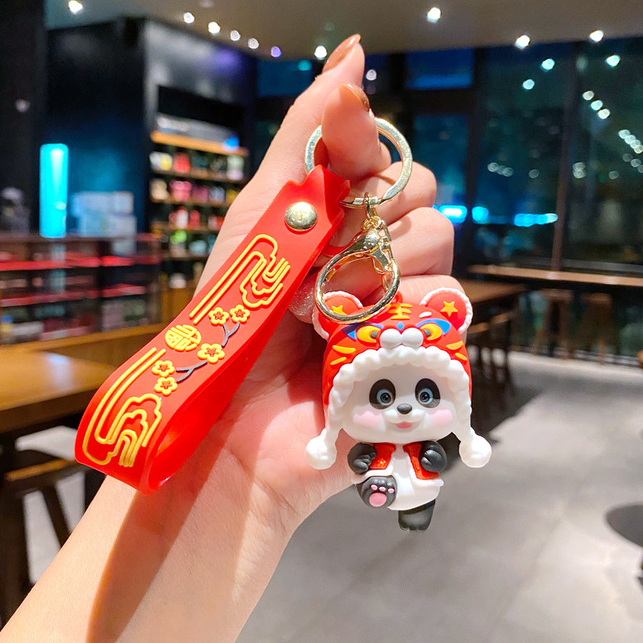 Wholesale Sports Panda Keychains Pendants ACC-KC-GongZ025