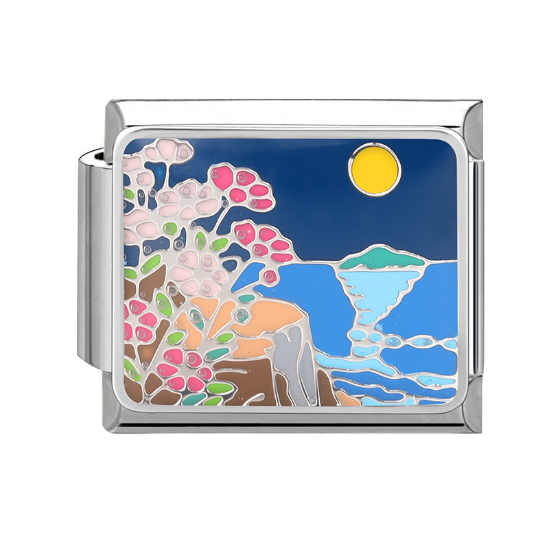 Wholesale Italian modular bracelet cartoon pet DIY