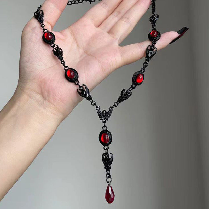 Wholesale  Red Zircon Necklace