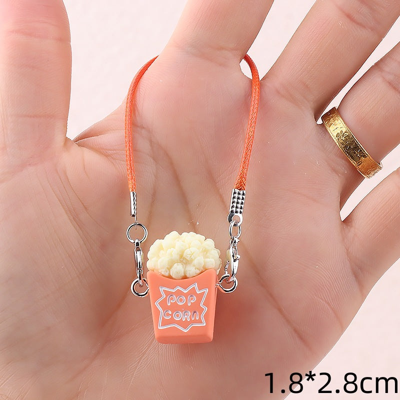 Wholesale Cute cartoon mini popcorn doll accessories