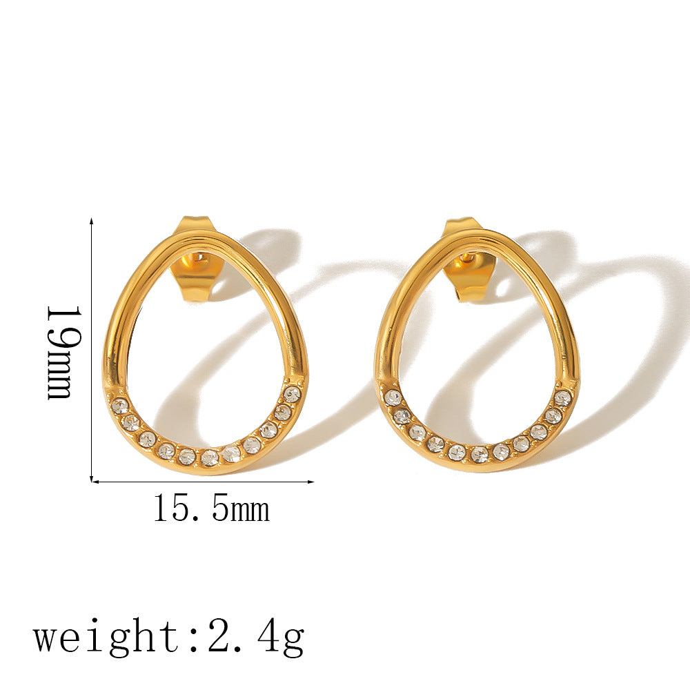 Wholesale 18K Gold Stainless Steel Earrings ACC-ES-LiQuan006