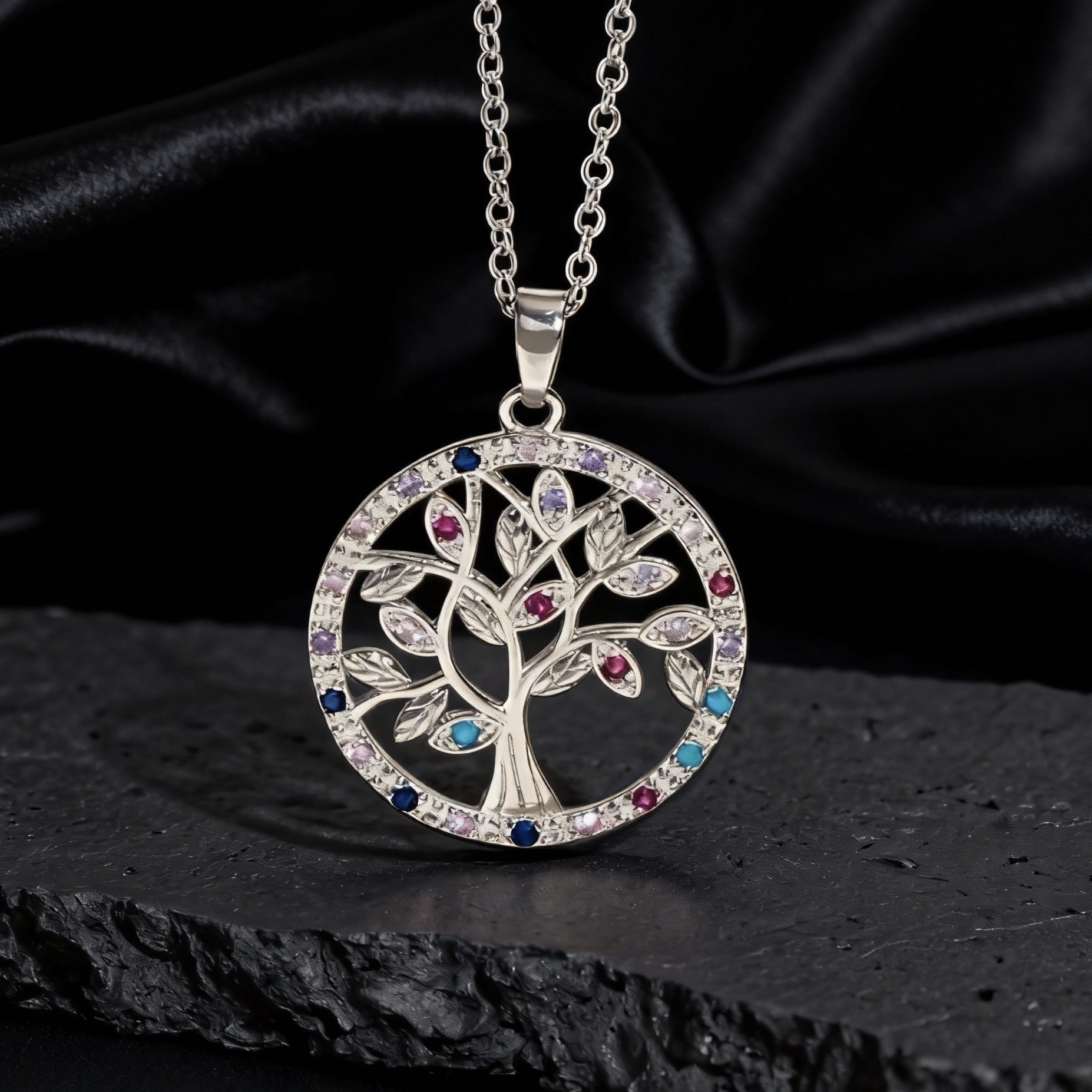 Wholesale Copper Tree Of Life Hollow Pendant Necklace For Women Chic Collarbone Chain Stylish Jewelry Accessory For Gift And Resale