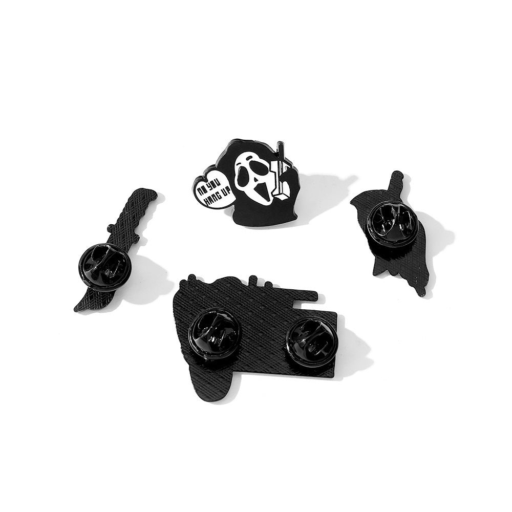 Wholesale  5pcs Scream Series  Metal Brooch