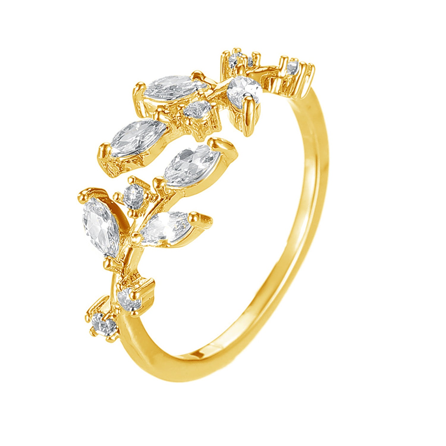 Wholesale Stacked wearing zircon inlay ring