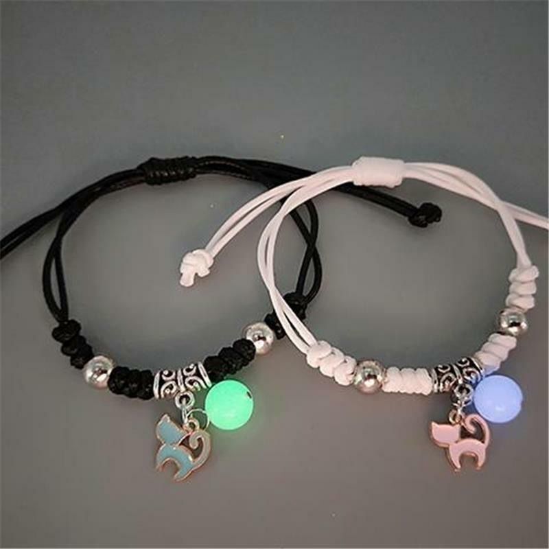 Wholesale Alloy Electroplated Resin Luminous Star Bracelet Glow In The Dark Trendy Everyday Fashion Accessory For Women And Teens