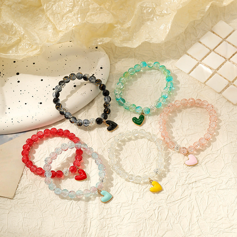 Wholesale Pearl Bracelet  Pink Butterfly Bracelet