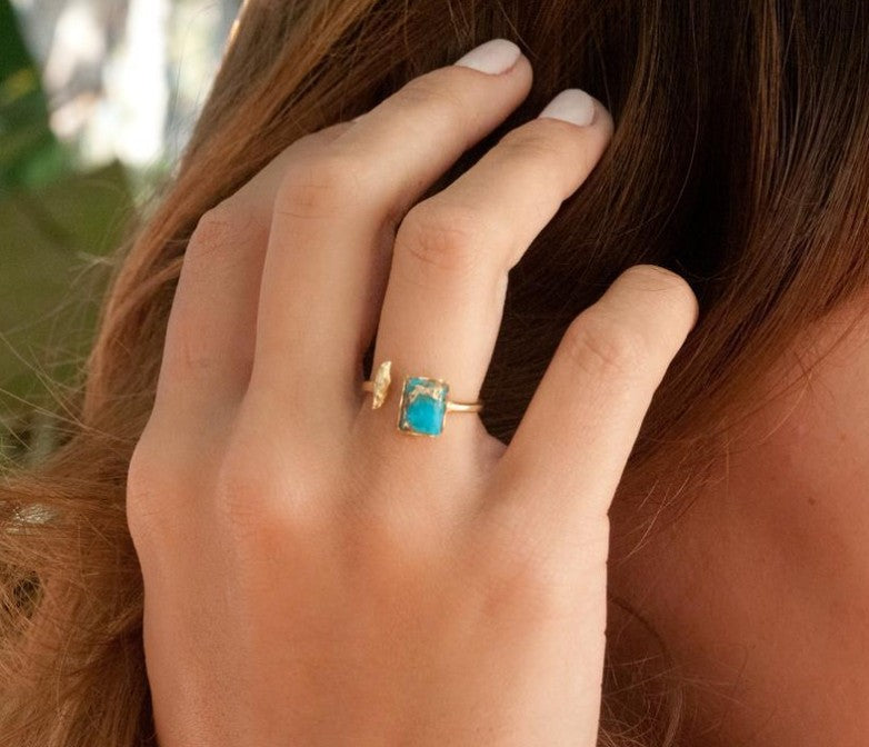 Wholesale Silver Alloy Bohemian Geometric Adjustable Open Ring Fashion Jewelry