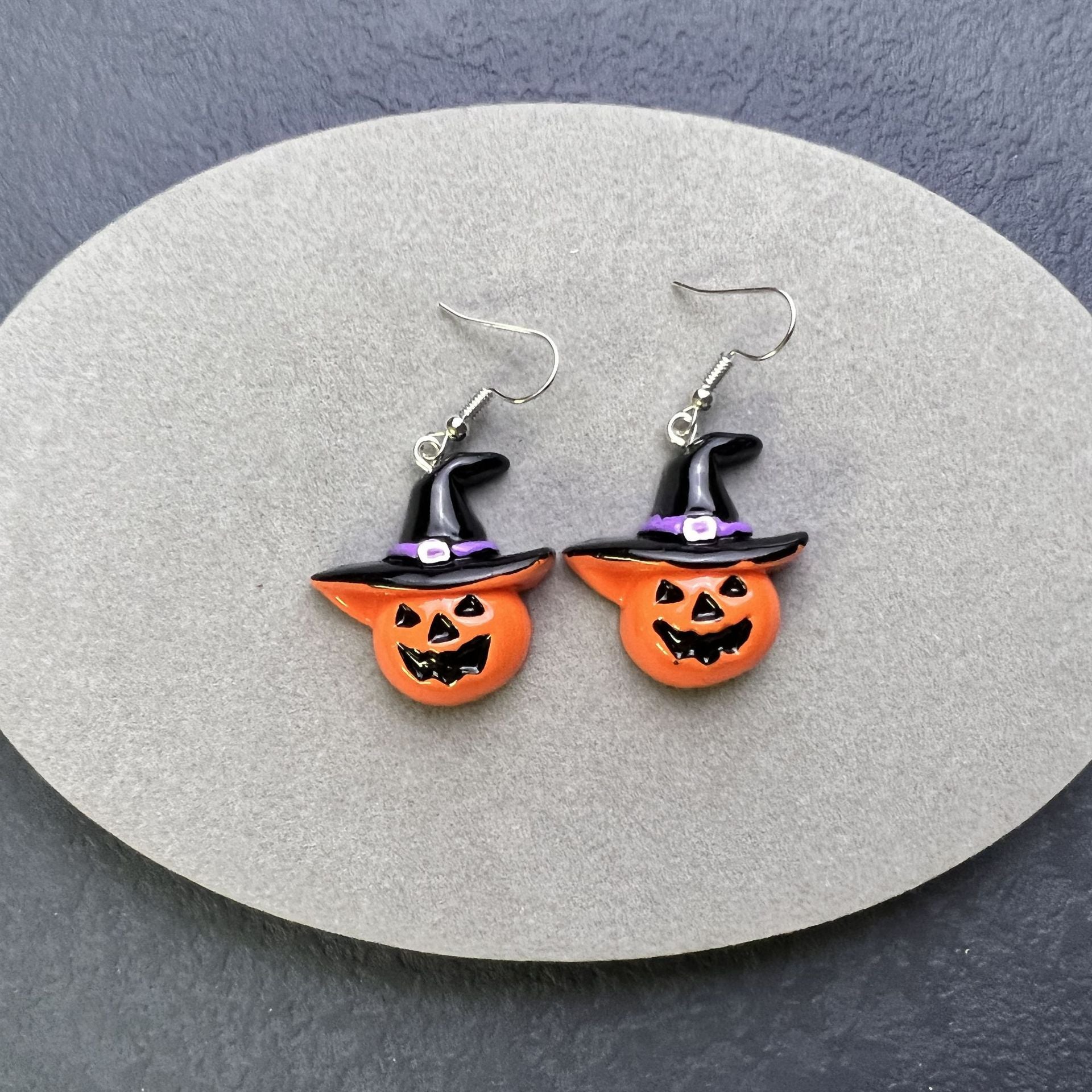 Wholesale Halloween Ghost Pumpkin Spider Witch Spoof Earrings ACC-ES-Nanh001
