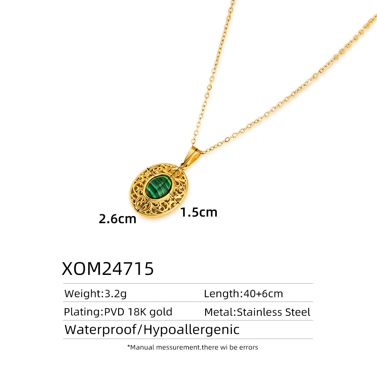 Wholesale Titanium steel non-fading high-end clavicle chain