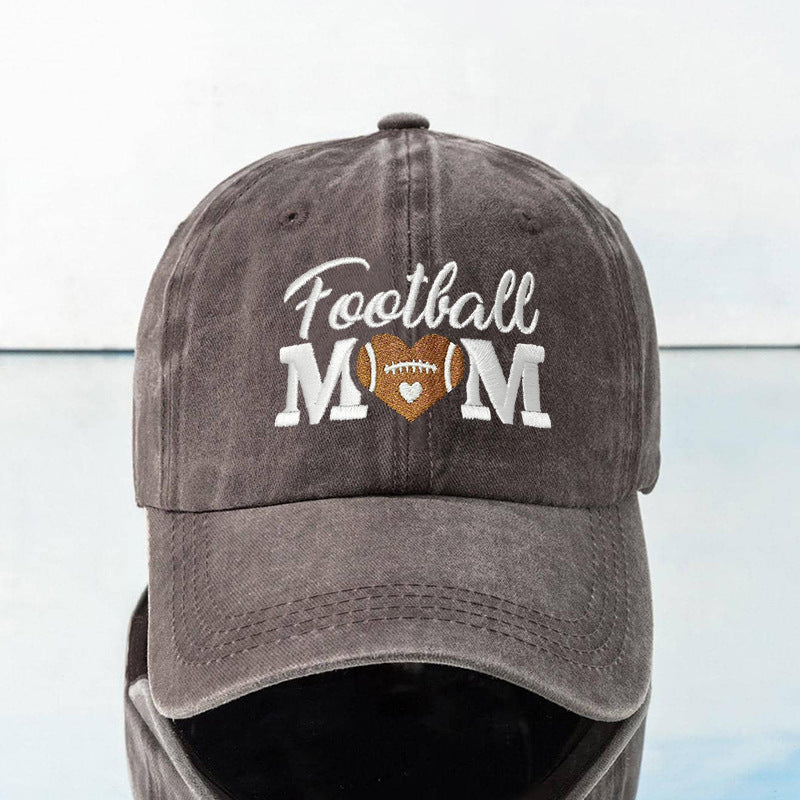 Wholesale FOOTBALL MOM Embroidered Cotton Baseball Hat ACC-HT-TangQiu001