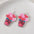 Wholesale  Valentine' s Day  LOVE heart balloon wood earrings